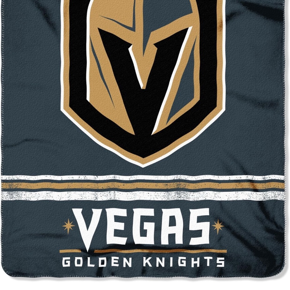 Vegas Golden Knights Fleece Throw NHL Blanket